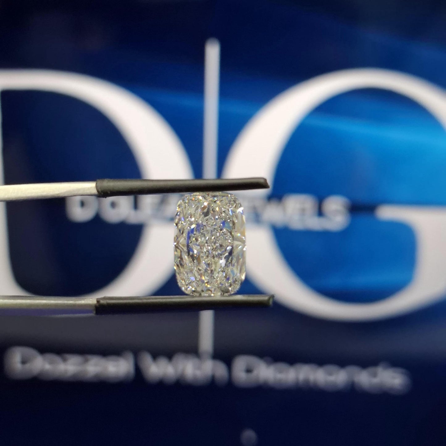 2.01 CT Elongated Cushion Cut Lab Grown Diamond F/VS - IGI Certified