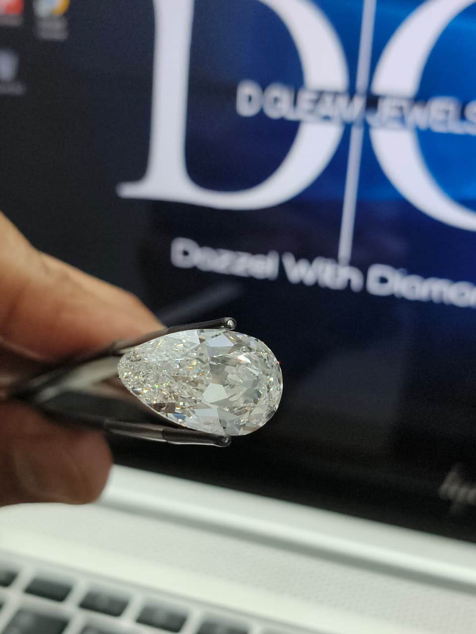 4.00ct Pear Euro Cut Lab Grown Diamond, F VVS2, IGI Certified