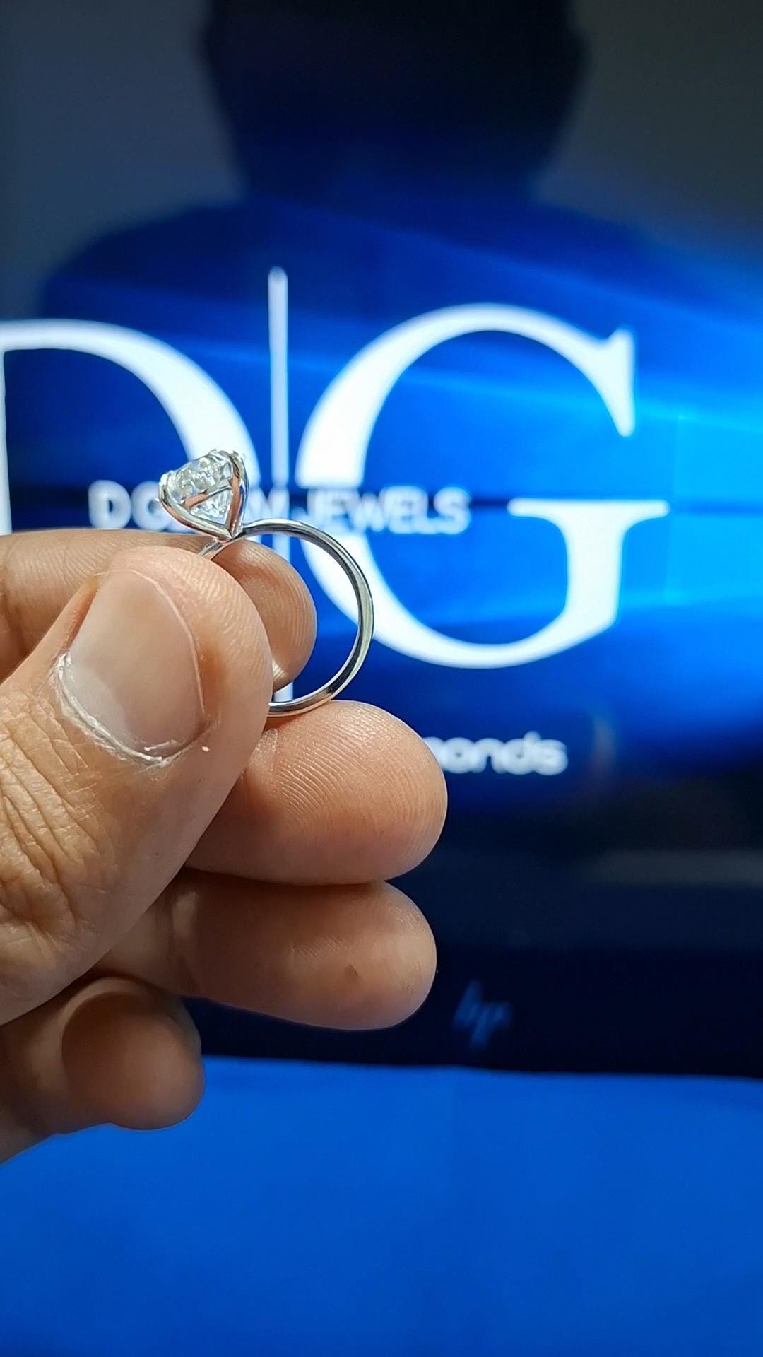 Oval Engagement Ring, 3.00 CT Oval Lab Grown Diamond Wedding Ring for Her, F/VS1 Lab Created Diamond, Solitaire Ring, Anniversary Gifts