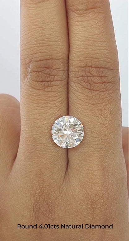 GIA Certified 1 Carat Round Cut Diamond | Conflict-Free