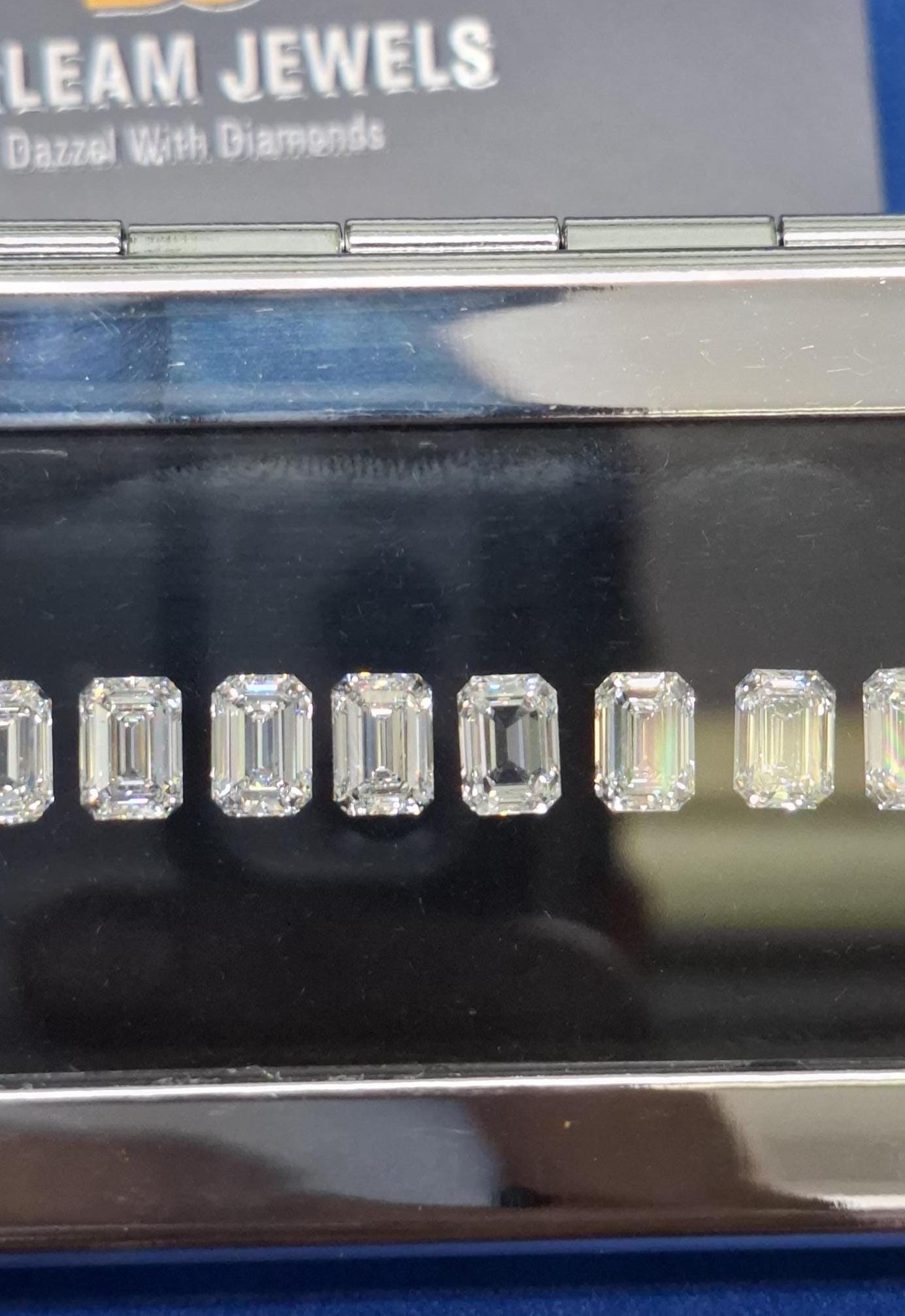 2.01 CT Emerald Cut Lab Grown Diamond: E/VS2 IGI Certified