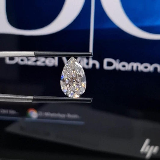 1 CT Pear DE/VS Lab Grown Diamond, Loose Diamond