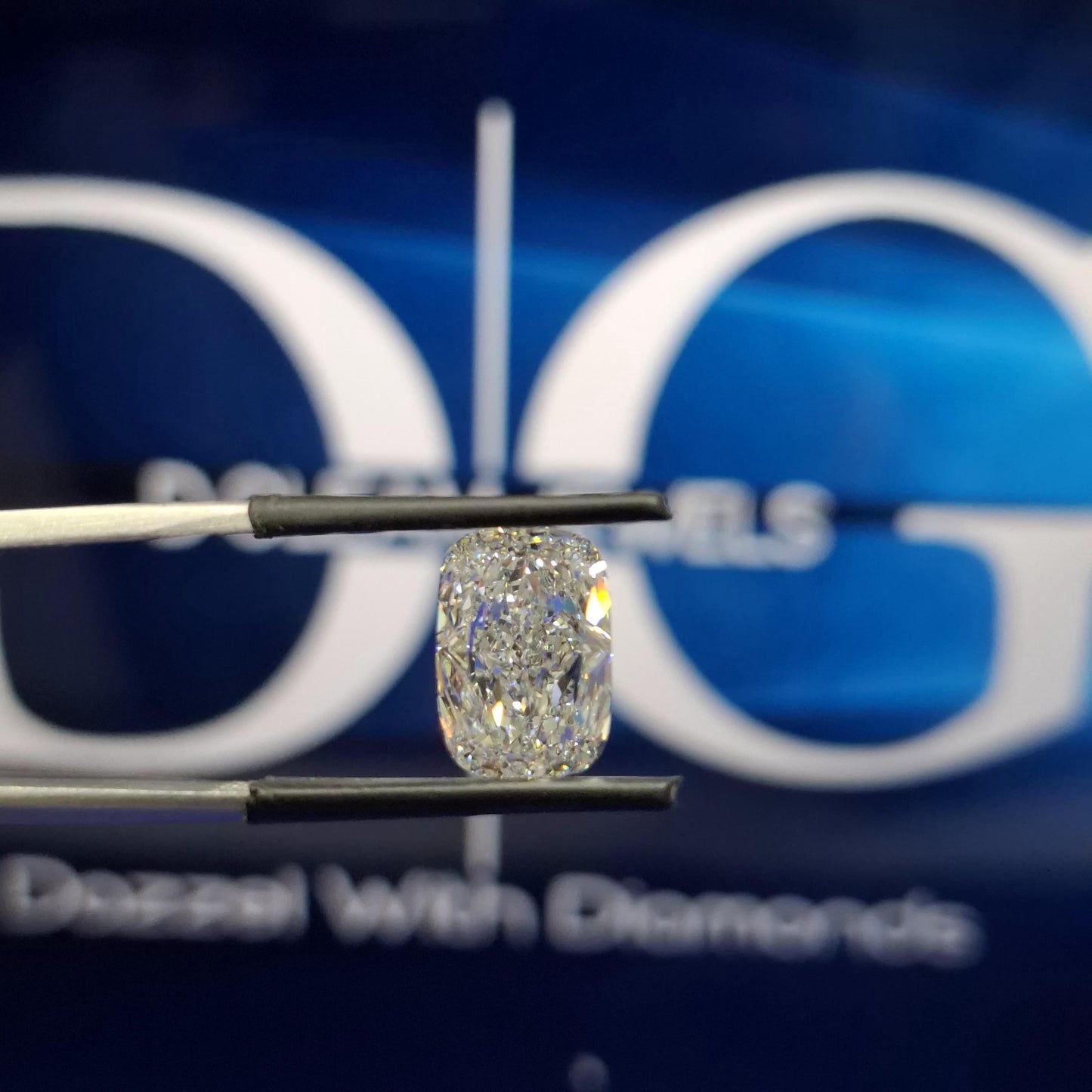 2.01 CT Elongated Cushion Cut Lab Grown Diamond F/VS - IGI Certified