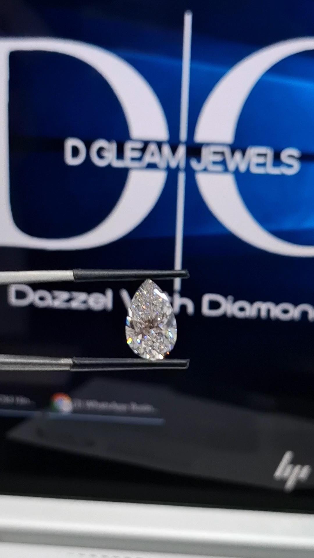 1 CT Pear DE/VS Lab Grown Diamond, Loose Diamond