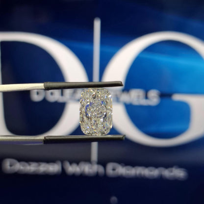 2.01 CT Elongated Cushion Cut Lab Grown Diamond F/VS - IGI Certified