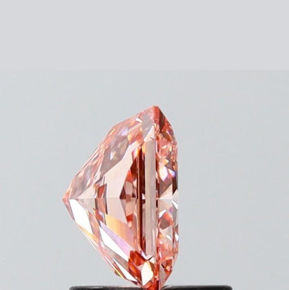 SQ.Radiant 3.00ct Fancy Vivid Pink VS1, Loose Lab Grown Diamond - With IGI Certificate