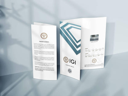 3.01ct Cushion Fancy Vivid Blue Lab Diamond - IGI Certified