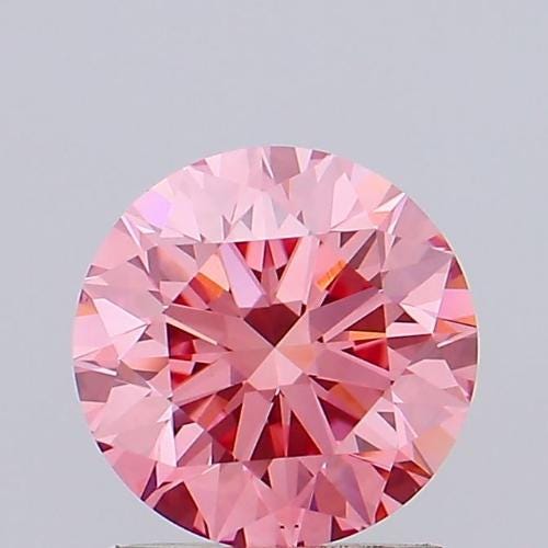 1.00 Carat Round Lab Grown Pink Diamond: Loose Stone for Custom Jewelry