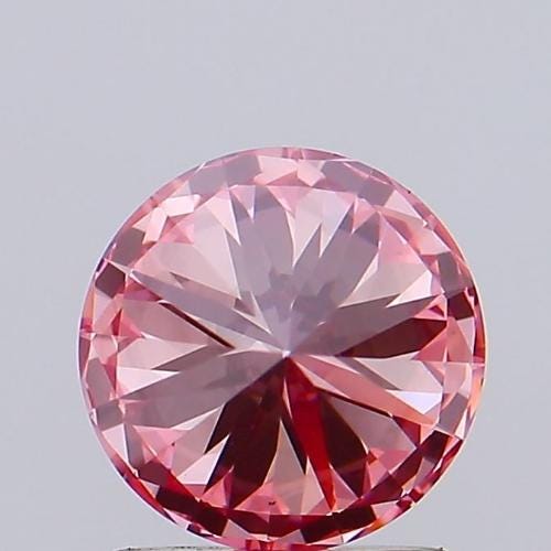 1.00 Carat Round Lab Grown Pink Diamond: Loose Stone for Custom Jewelry