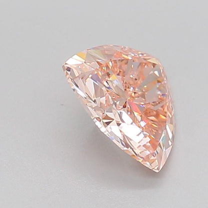Trillion Cut 1.00ct Fancy Vivid Pink VS2, IGI Certified, Loose Lab Grown Diamond
