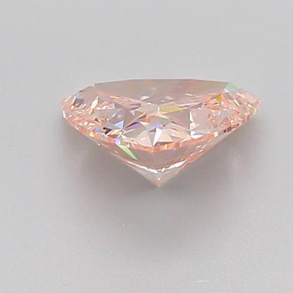 Trillion Cut 1.00ct Fancy Vivid Pink VS2, IGI Certified, Loose Lab Grown Diamond