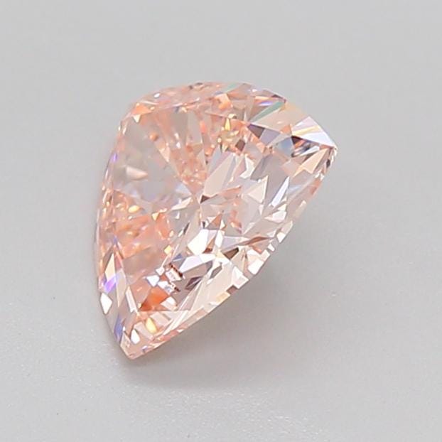 Trillion Cut 1.00ct Fancy Vivid Pink VS2, IGI Certified, Loose Lab Grown Diamond
