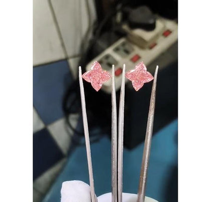 5.34ct lotus Lab Grown Diamond: Fancy Vivid Pink VS1, IGI Certified