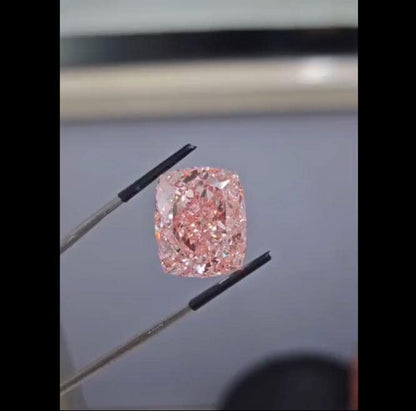 Cushion 2.00ct Fancy Intense Pink VS2, Loose Lab Grown Diamond, IGI Certified