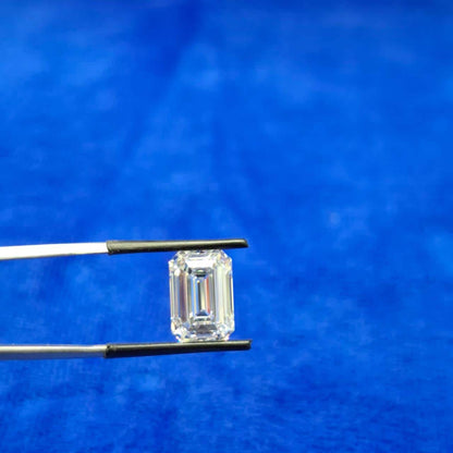 4.60 CT Emerald Cut Lab Grown Diamond: E/VS IGI Certified