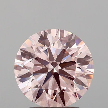 Round 2.00ct Fancy Intense Pink VS1, IGI Certified, Loose Lab Grown Diamond