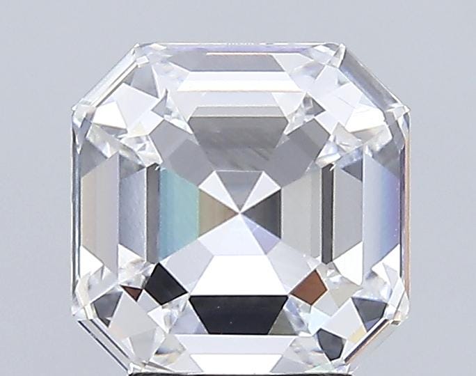 1.01 CT Lab Grown Asscher Cut Diamond, E/VS - Engagement Ring