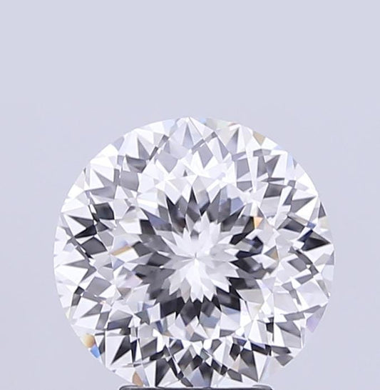 Portuguese Flower Cut Lab Grown Diamond: Loose Stone, 2.09 CT