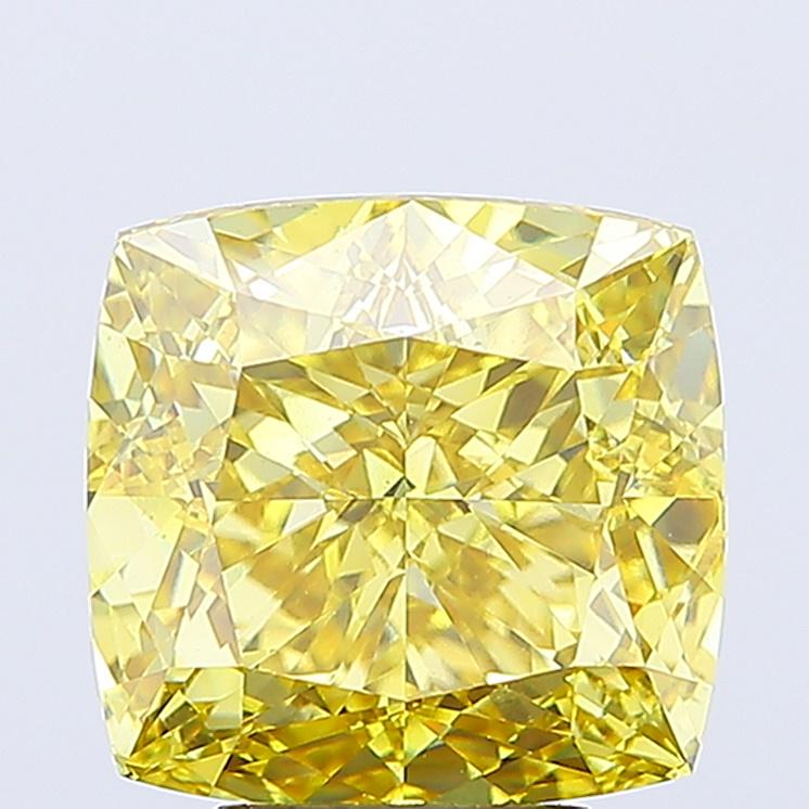Cushion 2.01 ct Fancy Intense Yellow VS2, IGI Certified, Lab grown Diamond