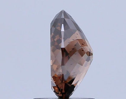 Round Shape Portuguese Cut 2.00 ct Champagne Color VS2 | Loose Lab Grown Diamond