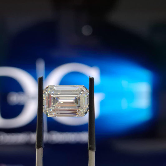4.60 CT Emerald Cut Lab Grown Diamond: E/VS IGI Certified