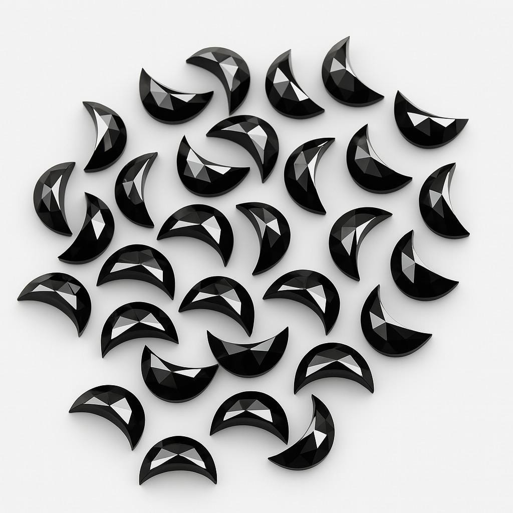 Multi Shape Natural Black Diamond: Loose Stone for Ring/Pendant, AAA+, IGI Certified