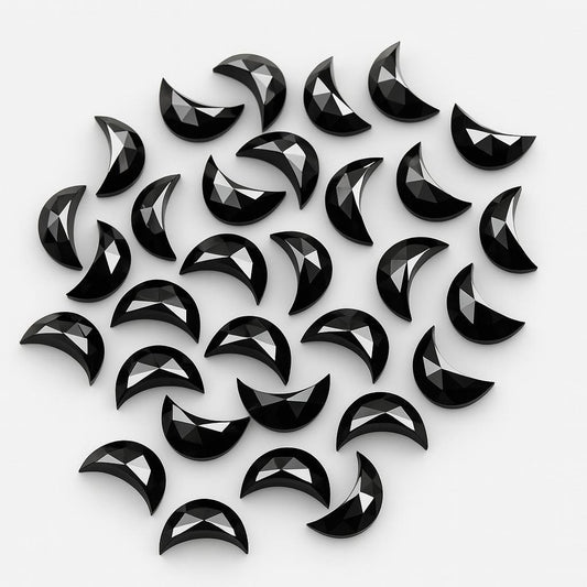Multi Shape Natural Black Diamond: Loose Stone for Ring/Pendant, AAA+, IGI Certified