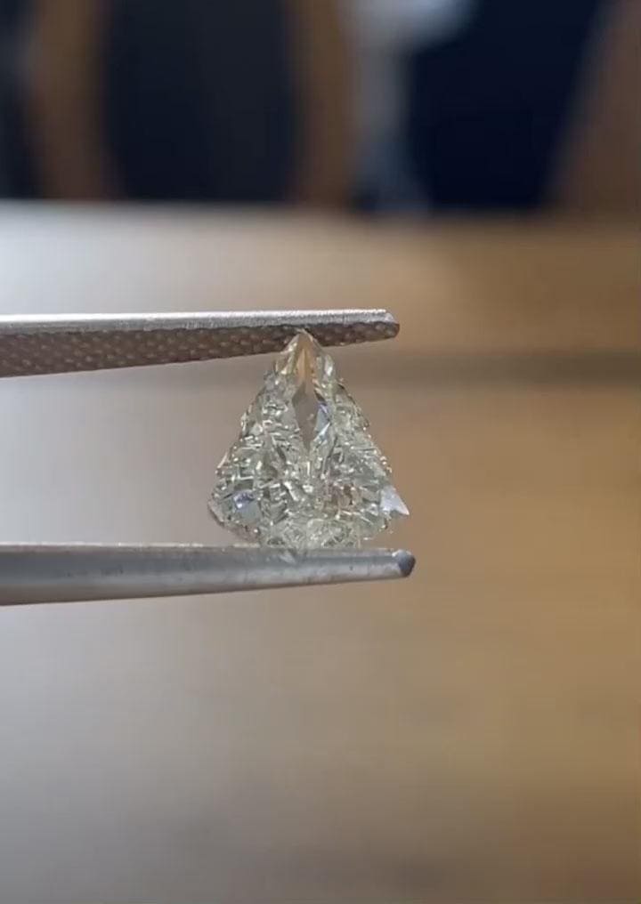 Christmas Tree Cut Lab Grown Loose Diamond, Eco Friendly Diamond
