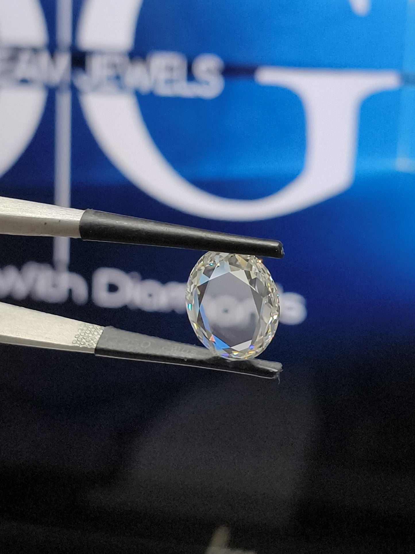 6.97 ct Rose Cut F VVS Lab Grown Loose Diamond
