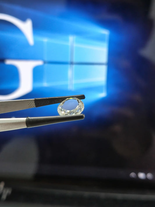 3.00ct Oval Rose Cut Lab Grown Diamond | E VVS2, IGI Certified