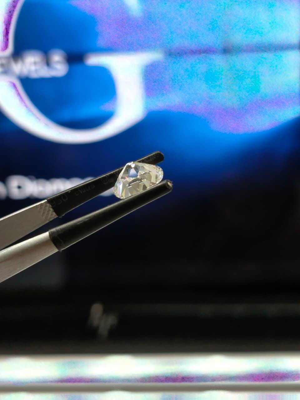 1.17ct Euro Cut Lab Diamond | E VVS2 IGI Certified