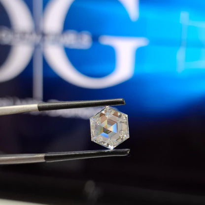 Hexagonal 2.14ct E VVS2, Loose Lab Grown Diamond – IGI Certified