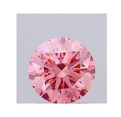 1.00 Carat Round Lab Grown Pink Diamond: Loose Stone for Custom Jewelry