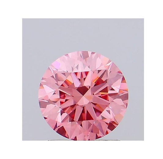 1.00 Carat Round Lab Grown Pink Diamond: Loose Stone for Custom Jewelry