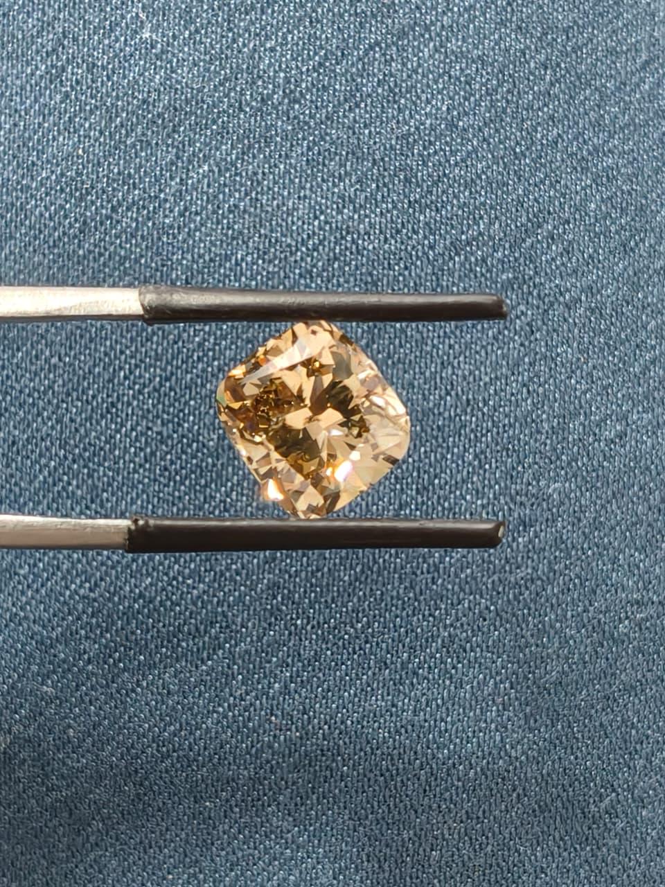 3.05 Ct Natural Fancy Champion Diamond – Cushion Cut | Loose Diamond for Custom Jewelry