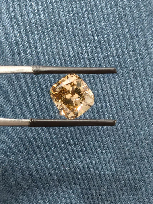 3.05 Ct Natural Fancy Champion Diamond – Cushion Cut | Loose Diamond for Custom Jewelry
