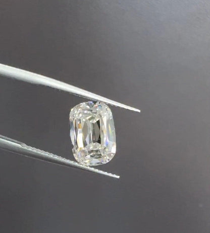 1.01 Carat Old Miner Cushion Cut Lab Grown Diamond F VS1 IGI Certified Antique Style