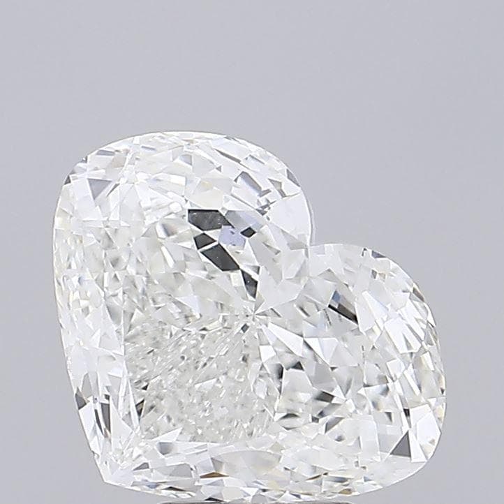 Antique Heart Cut 5.56ct F VVS2 Lab Grown Diamond IGI Certified