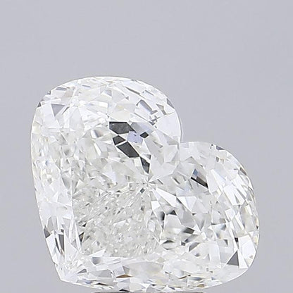 Antique Heart Cut 5.56ct F VVS2 Lab Grown Diamond IGI Certified