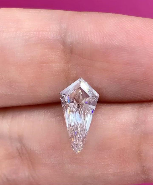 Kite Cut Lab Grown Diamond: 1 Carat Loose Diamond