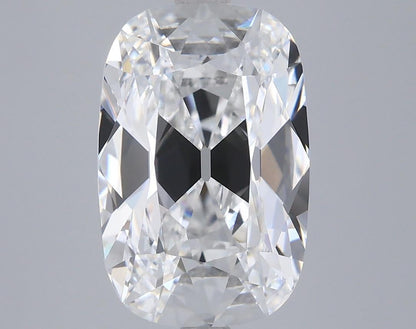 Old Mine Cushion Cut Diamond, 4.10 carat Lab Grown Diamond, Elongated Old Mine Cut Diamond for Engagement Ring, Handcrafted