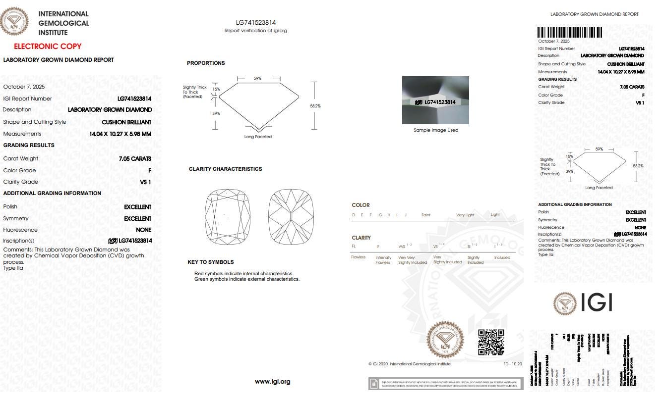 Elongated Old Mine Cut Antique Cushion Lab Grown Diamond for Customized Ring, Handcrafted Loose Diamond For Jewelry Making Solitaire Diamond