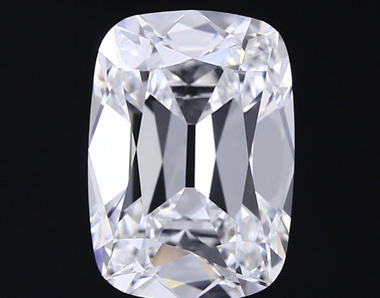 Old Miner Cushion Cut 5.00 Carat Lab Grown Diamond Ring E VVS2 IGI Certified | Elongated Antique Cut Diamond | Luxury Proposal Ring